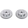 PowerStop JBR1197XPR PowerStop Evolution Performance Drilled, Slotted & Plated Brake Rotor Pair