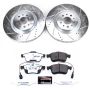 PowerStop K7302-36 Z36 Truck and SUV Carbon-Fiber Ceramic Brake Pad and Drilled & Slotted Rotor Kit
