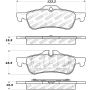 Stoptech 309.10600 Performance 02-06 Mini Rear Brake Pads
