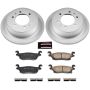 PowerStop CRK3067 Genuine Geomet Coated Rotor and Low-Dust Ceramic Brake Pad Kit