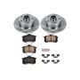 PowerStop KOE3064 OE Stock Replacement Low-Dust Ceramic Brake Pad and Rotor Kit