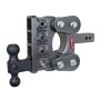 GEN-Y Hitch GH-1214 Gen-Y The Boss Torsion-Flex 2in Shank 5in Drop 1.7K TW 16K Hitch w/GH-051 Dual-Ball