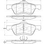 Stoptech 308.10472 Street Brake Pads