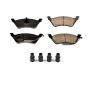 PowerStop 17-858 PowerStop - Z17 Low-Dust Ceramic Brake Pads with Hardware