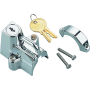 Bikers Choice 492970 Chrome Motorcycle Helmet Lock Fits 7/8 - 1 1/4 Tubing