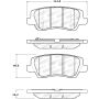 Stoptech 308.16590 Street Brake Pads - Front