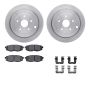 Dynamic Friction 6512-13207 Rotor Kit