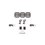Diode Dynamics DD6792 SS5 Sport Universal CrossLink 3-Pod Lightbar - White Combo