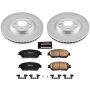 PowerStop CRK1141 Genuine Geomet Coated Rotor and Low-Dust Ceramic Brake Pad Kit
