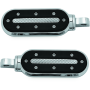 Kuryakyn 7031 Heavy Industry Pegs With Adapters Chrome