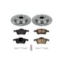 PowerStop KOE5194 OE Stock Replacement Low-Dust Ceramic Brake Pad and Rotor Kit