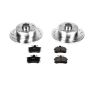 PowerStop K588 Z23 Daily Driver Carbon-Fiber Ceramic Brake Pad and Drilled & Slotted Rotor Kit