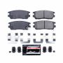 PowerStop Z23-567 PowerStop - Z23 Daily Driver Carbon-Fiber Ceramic Brake Pads with Hardware Kit