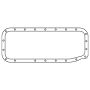 Cometic Gasket C15084 Cometic Ford Y Block .094in Fiber Oil Pan Gasket