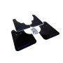 Rally Armor 2009+ Subaru Forester UR Black Mud Flap w/ Blue Logo