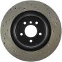 Stoptech 128.34080R 07-10 BMW 335i Cross Drilled Right Rear Rotor