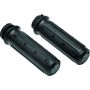 Kuryakyn 6121 Heavy Industry Grips Dual Cable Black