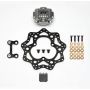 Wilwood 140-12957 Dynapro Single LW Left Front Kit - Sprint 11.00in Scalloped Steel Rotor