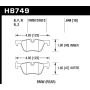 Hawk Performance HB749Z.648 Performance Ceramic Disc Brake Pad