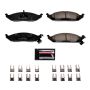 PowerStop Z23-650 PowerStop - Z23 Daily Driver Carbon-Fiber Ceramic Brake Pads with Hardware Kit