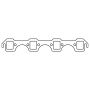 Cometic Gasket CP5898 Cometic Ford 302/351W V8 Exhaust Manifold Gasket .060in HTS 1.250in X 1.480in Port 20 Pack