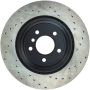 Stoptech 128.34109R Sport Cross Drilled Brake Rotor - Front Left