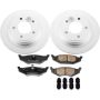 PowerStop CRK6263 Genuine Geomet Coated Rotor and Low-Dust Ceramic Brake Pad Kit