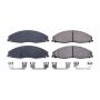PowerStop 17-921 PowerStop - Z17 Low-Dust Ceramic Brake Pads with Hardware
