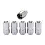 McGard (24515 MCG 5-LK WHL LK SET M14X1.5 NUT CONE SEAT, 22mm HEX, 1.639