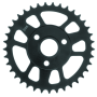 BikeMaster 965006 Honda Rear Steel Sprocket 420 37T - Black