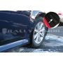 Rally Armor MF14-UR-BLK/SIL Black Mud Flap/Silver Logo