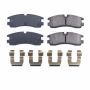 PowerStop 17-754 PowerStop - Z17 Low-Dust Ceramic Brake Pads with Hardware