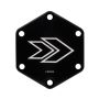 NRG Engraved Arrow Horn Delete Button - White