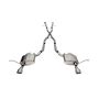 CORSA Performance 21187 Corsa 2011-21 Jeep Grand Cherokee Xtreme 2.5in Cat-Back Dual Rear Exit w/ Single 4.5in Polished Tips