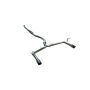 Injen SES1572TT 16-20 Honda Civic 1.5L Turbo 4Cyl (Sedan) 63mm SS Cat-Back Exhaust w/ Dual Burnt Titanium Tips