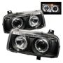 SPYDER 5012197 Projector Headlights - LED Halo - Black