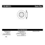 Stoptech 128.58001CL 05-10 Jeep Grand Cherokee Drilled Left Front Cryo Rotor