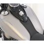 Mustang Motorcycle 93217 Mustang 08-13 Harley FLSTB,09-15 FLSTBC Softail Tank Bib - Black