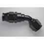 FRAGOLA FRG684506-BL Hose Fitting #6 45 Deg PTFE Black