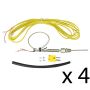 AEM 30-2068-4 Single K-Type Thermocouple Kit - 4 Pack