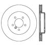 StopTech 2001-2005 BMW 330Ci / 330i / 330xi Front Right Cyro Slotted Rotor