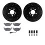Dynamic Friction 8612-74018 Rotor Kit