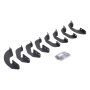 Go Rhino 6944155 07-20 Toyota Tundra Brackets for RB Running Boards