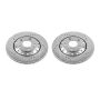PowerStop EBR1010XPR PowerStop Evolution Performance Drilled, Slotted & Plated Brake Rotor Pair