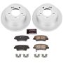 PowerStop CRK5395 Genuine Geomet Coated Rotor and Low-Dust Ceramic Brake Pad Kit