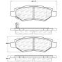 StopTech Street Select Brake Pads w/Hardware - Rear