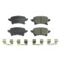PowerStop 17-2233 PowerStop - Z17 Low-Dust Ceramic Brake Pads with Hardware