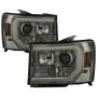 SPYDER 5083654 Projector Headlights - Version 2 - Light Bar DRL LED - Smoke