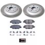 PowerStop SC7516 Semi-Coated Rotor and Low-Dust Ceramic Brake Pad Kit