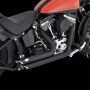 Vance and Hines 47325 Vance & Hines HD Softail 12-17 Shortshots Staggered PCX Full System Exhaust